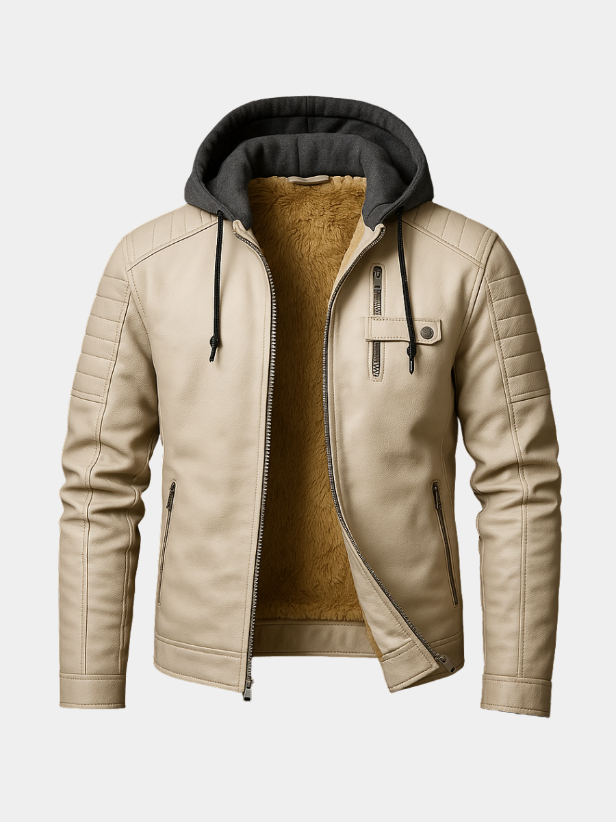 Men's Elegant and Refined Hooded Jacket