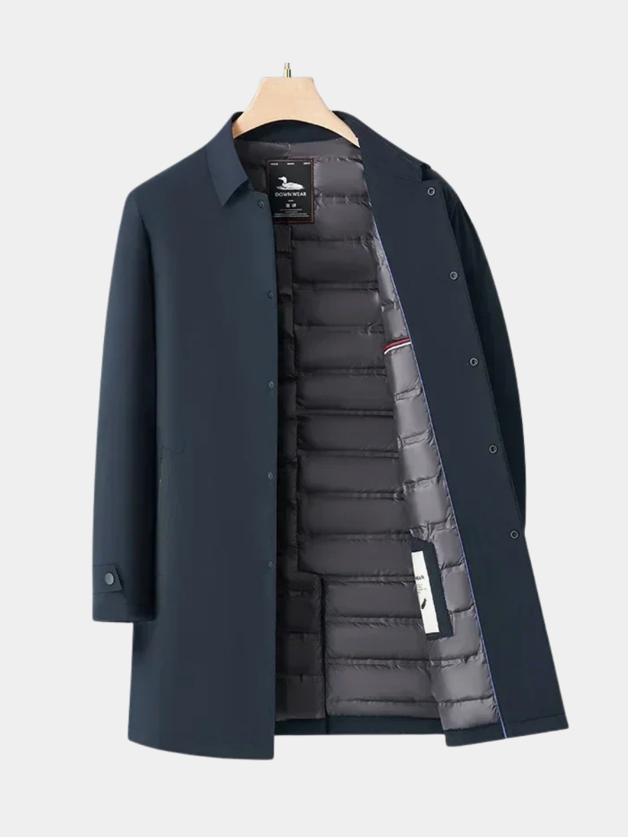 Men's Insulated Trench Coat