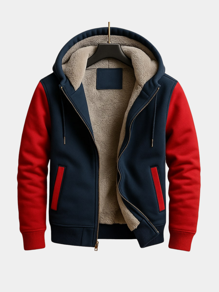 Men's Double-Layered Hooded Jacket
