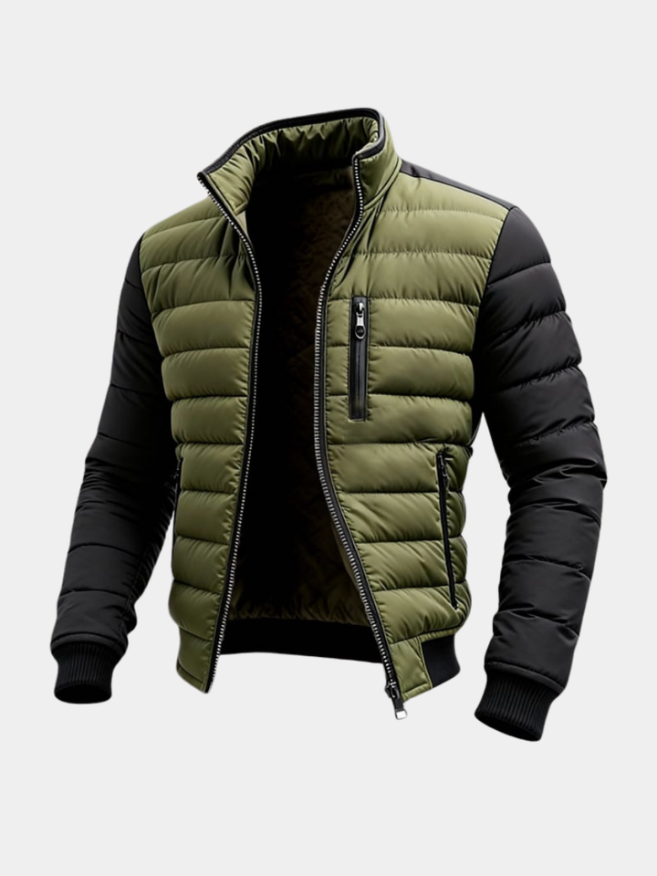 Men's Classic Quilted Zip Jacket