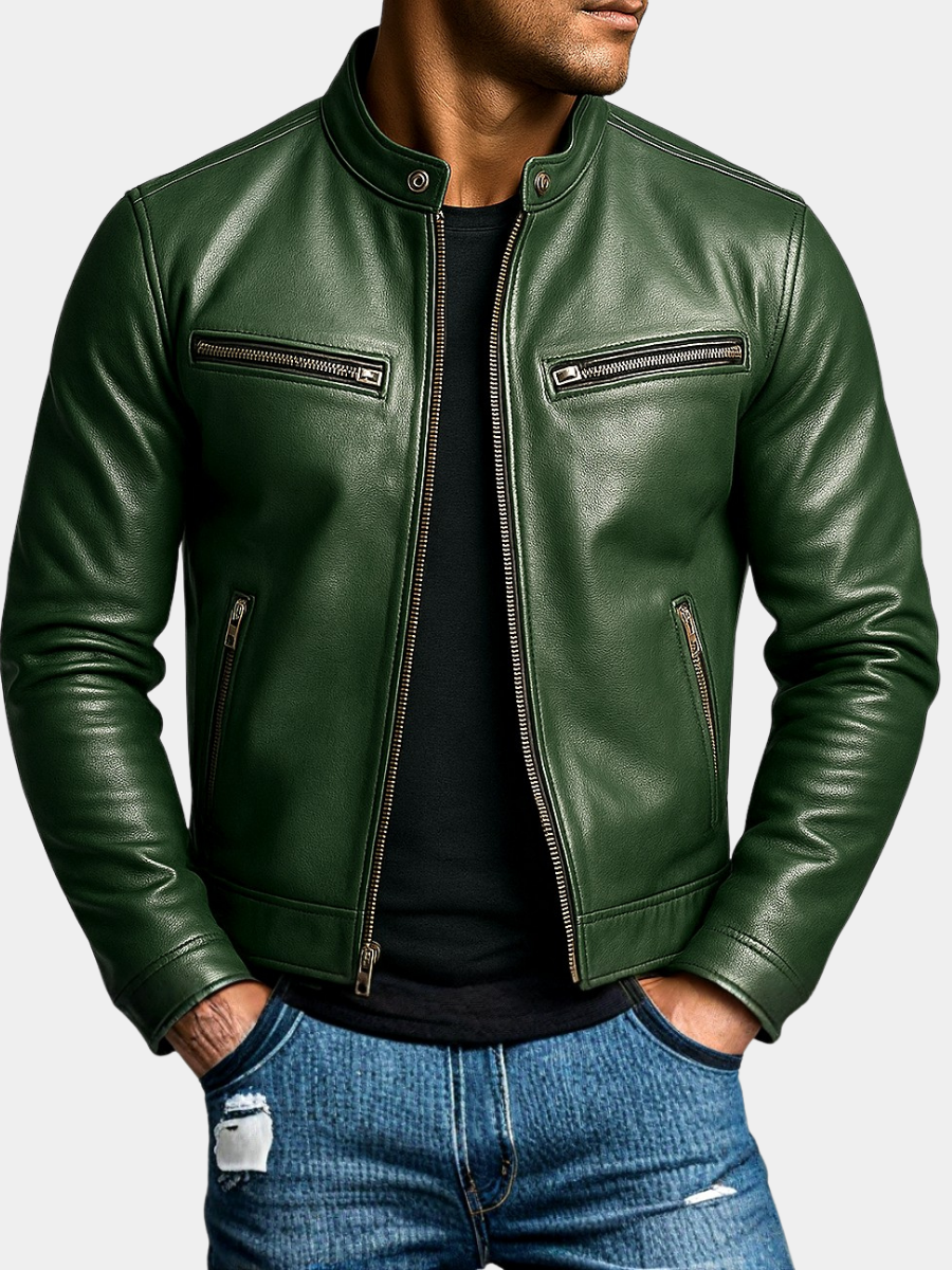 Men's Classic Biker Jacket