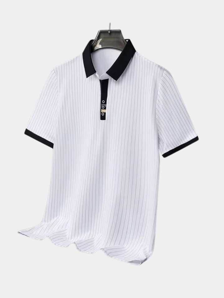 Refined Striped Polo