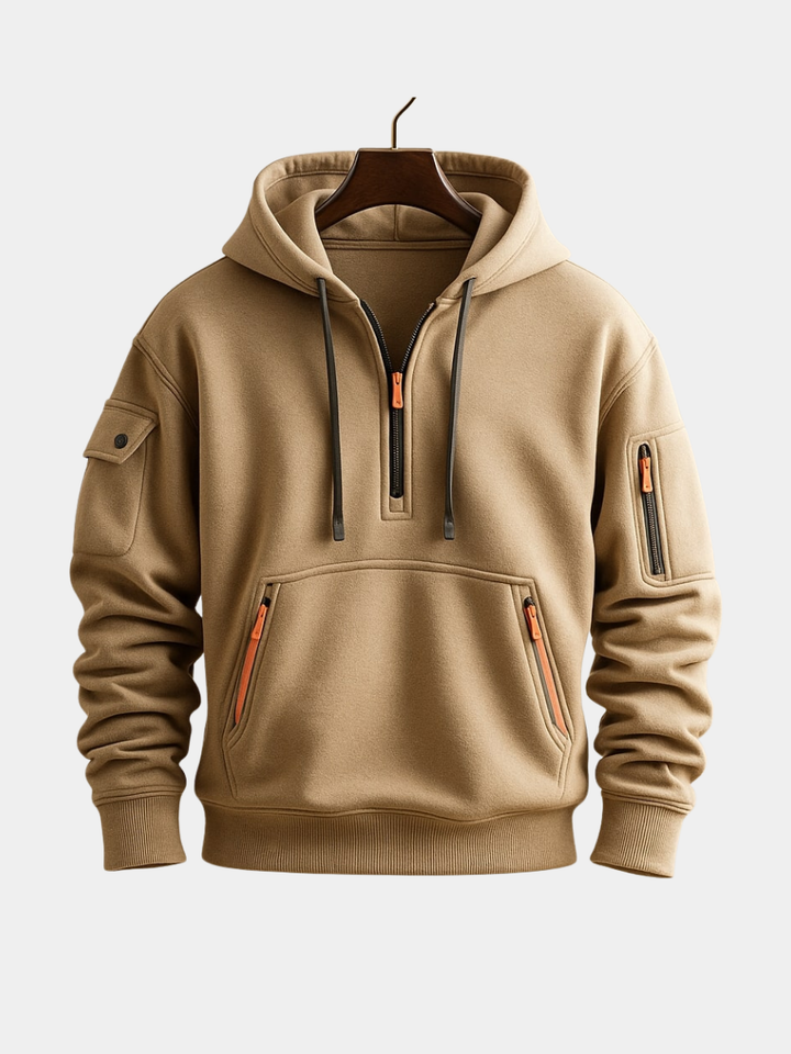 Men's Half-Zip Fleece Hoodie