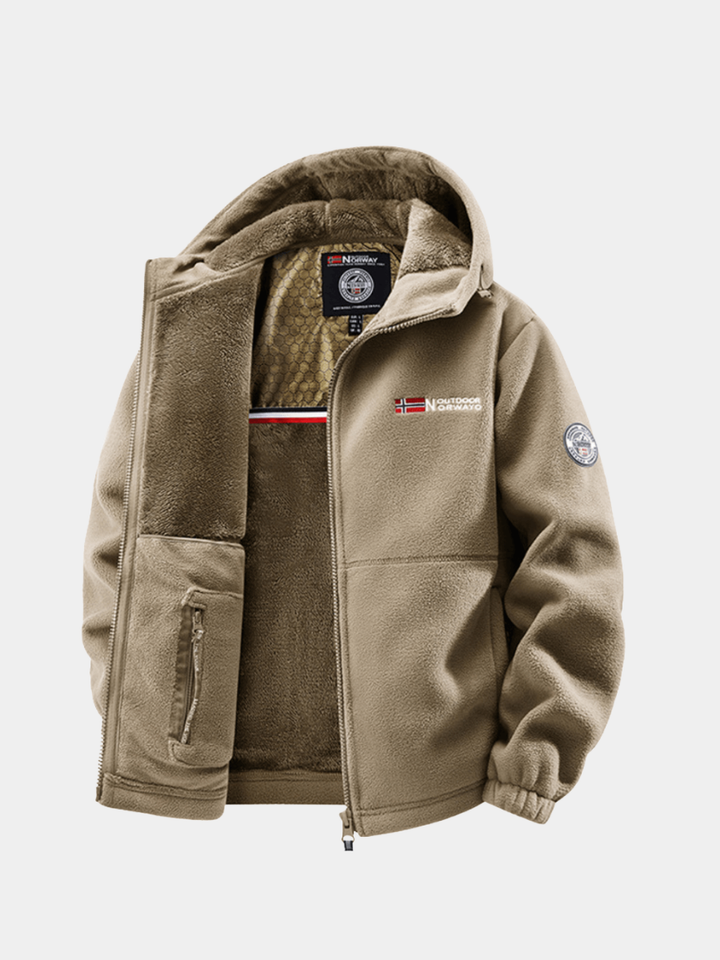 Men's Insulated Fleece Bomber Jacket