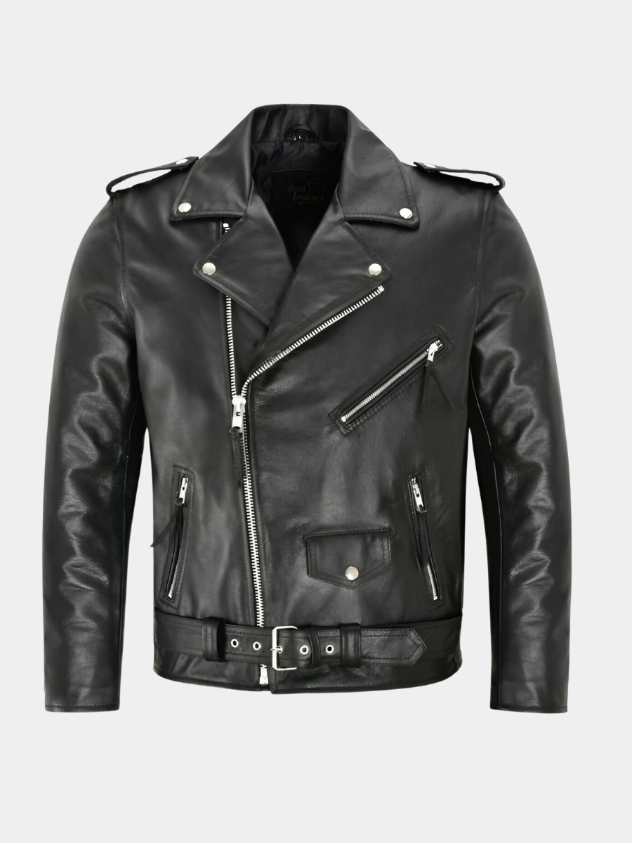 Classic Men'S Leather Jacket