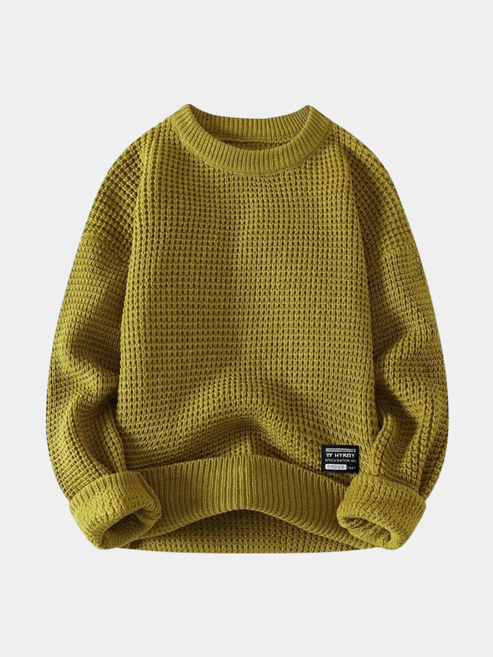 Men's Textured Knit Sweater