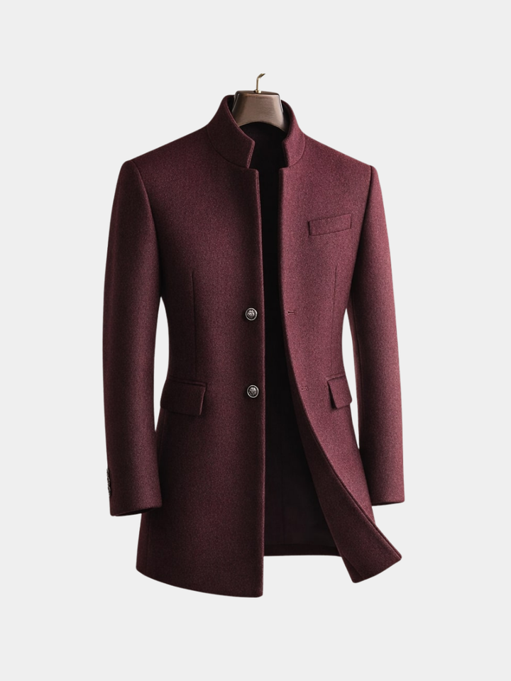 Men's High Collar Coat