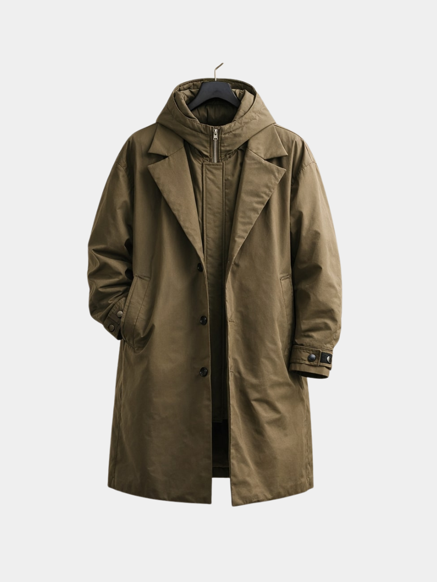 Men's Long Overcoat