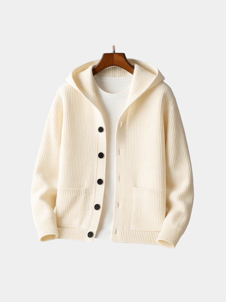 Men's Hooded Cardigan