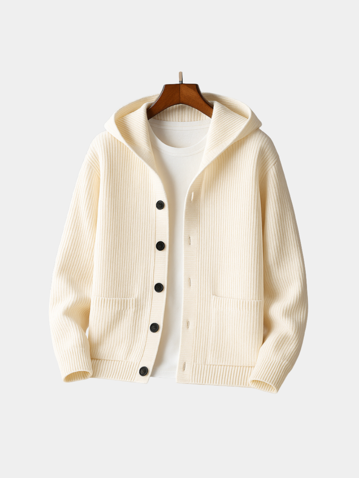 Men's Hooded Cardigan