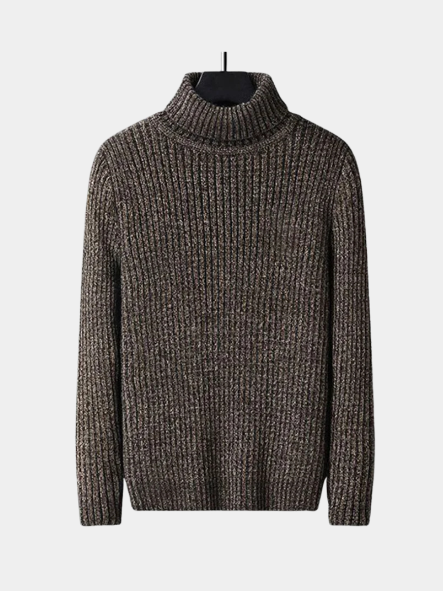 Men's Rolled Collar Sweater