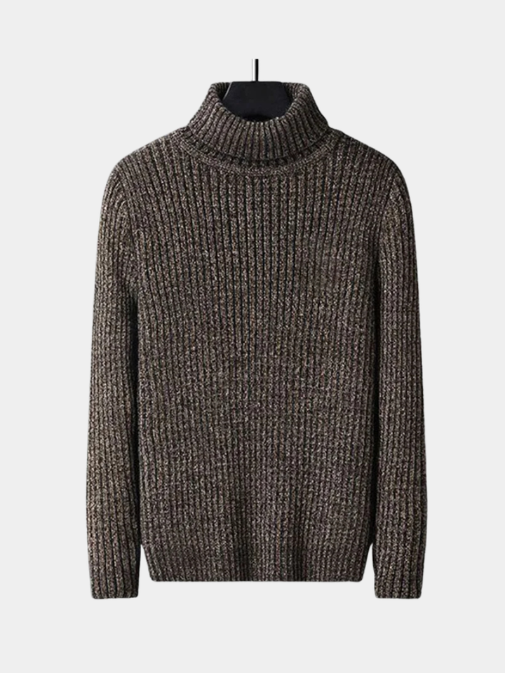 Men's Rolled Collar Sweater
