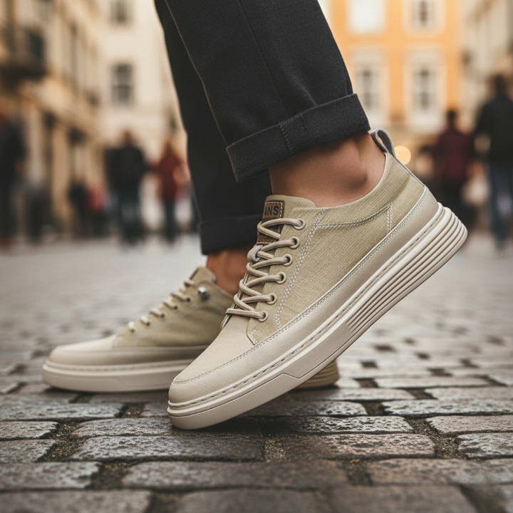Men'S Leather Sneakers