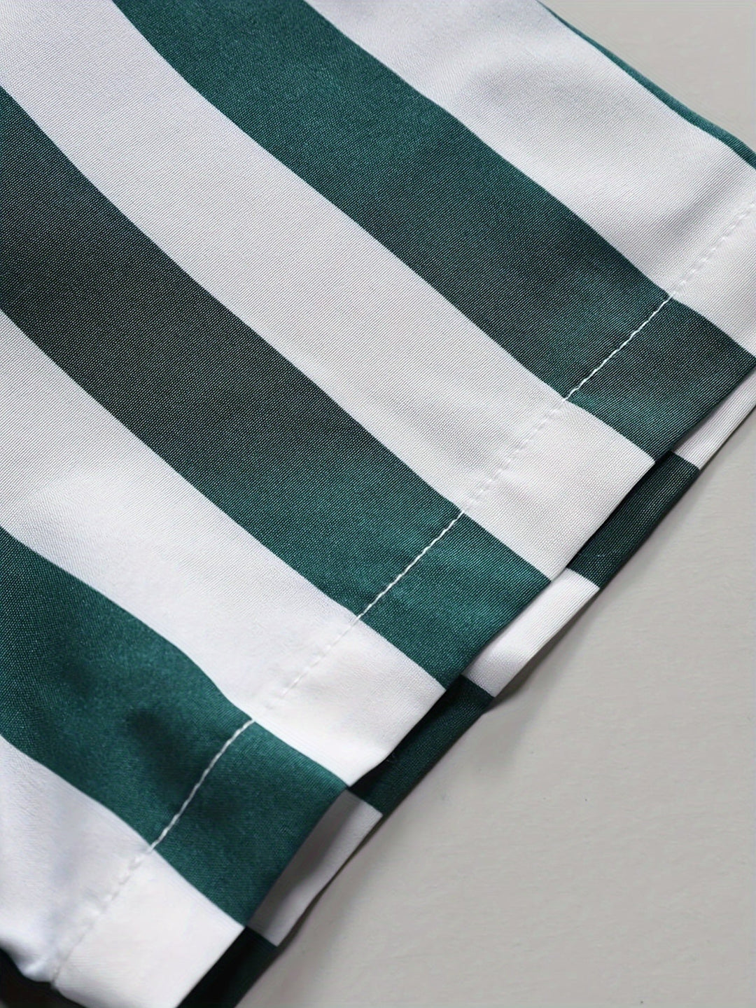 Men's Striped Button Front Shirt