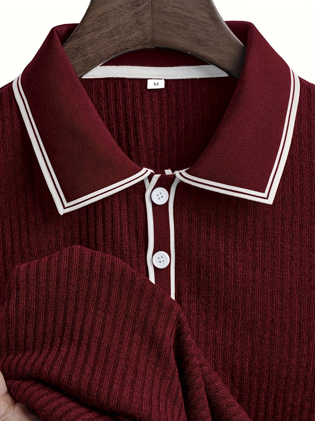 Men's Color Block Polo Shirt