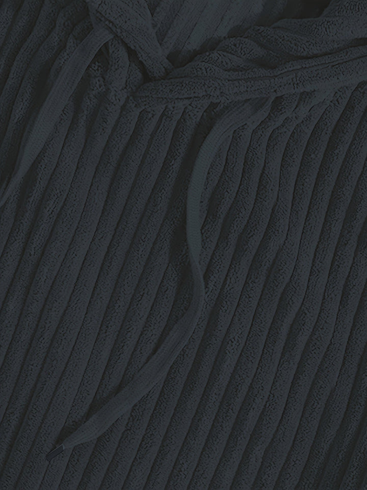 Sebastian | Ribbed Pullover Hoodie
