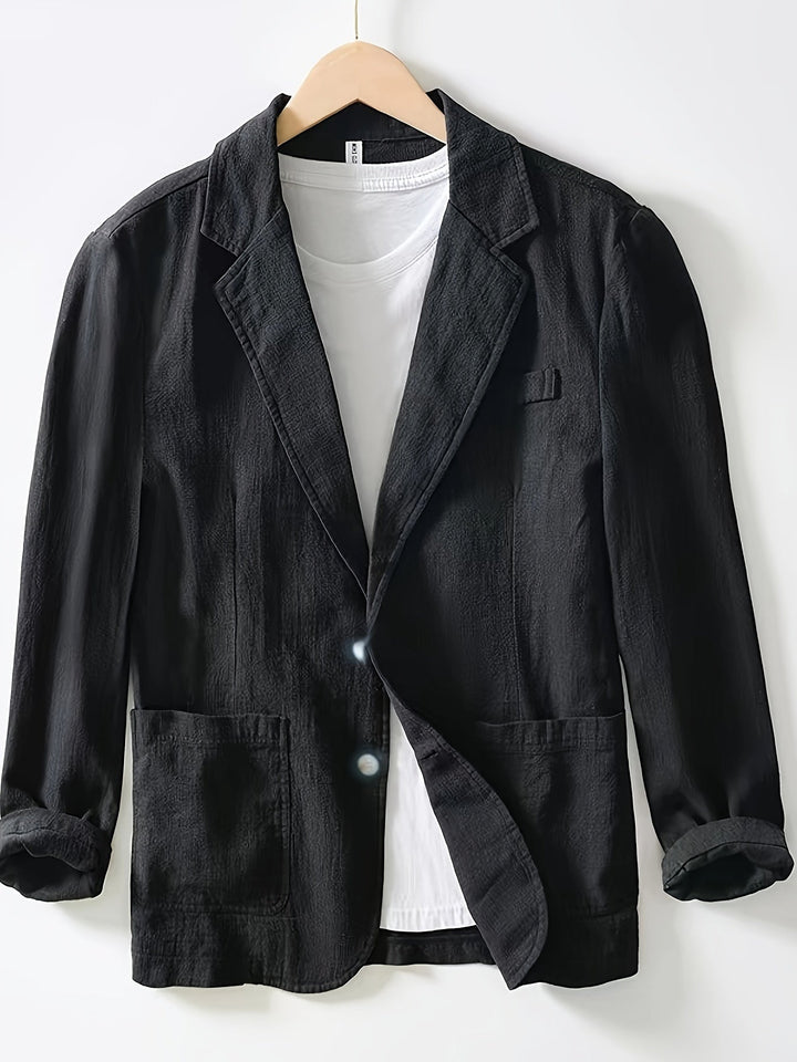 Men's Lapel Cotton Jacket