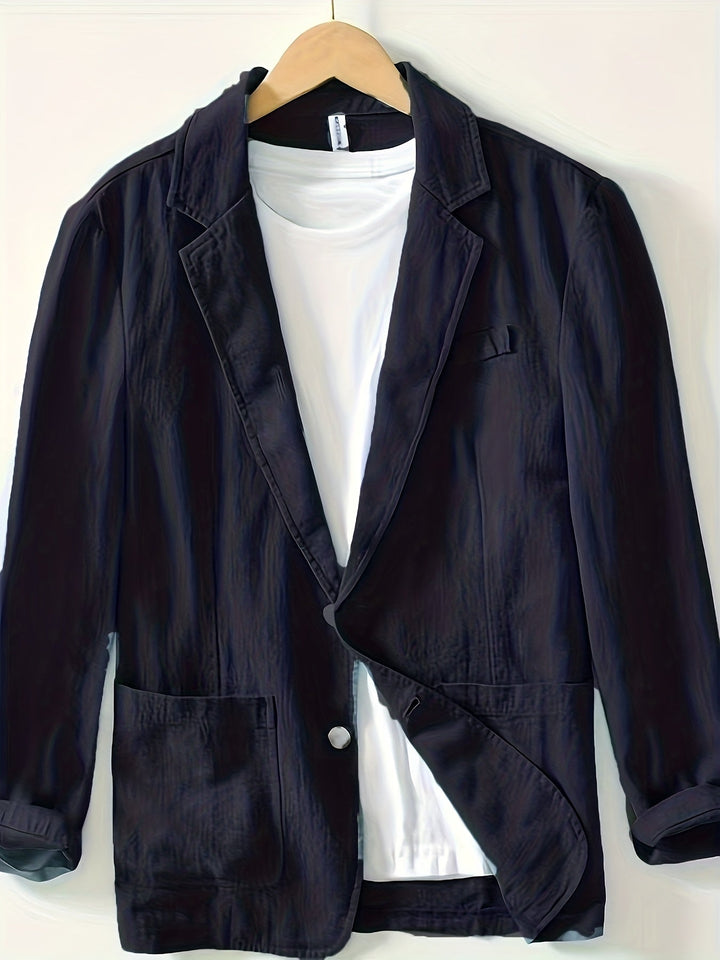 Men's Lapel Cotton Jacket