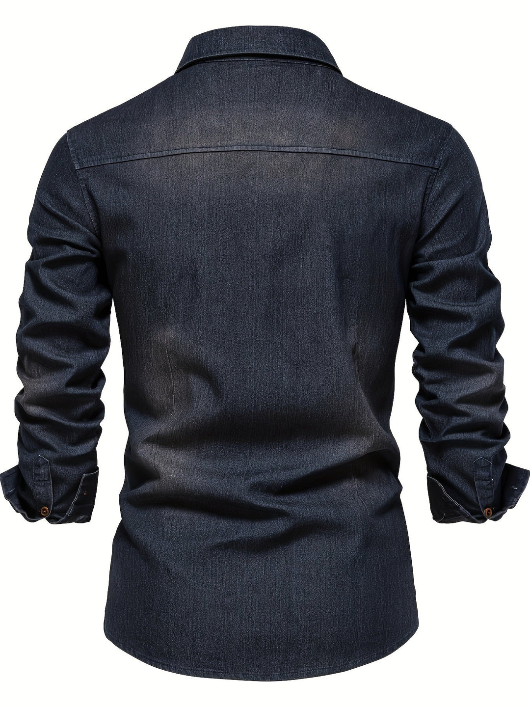 Men's Cotton Blend Denim Shirt