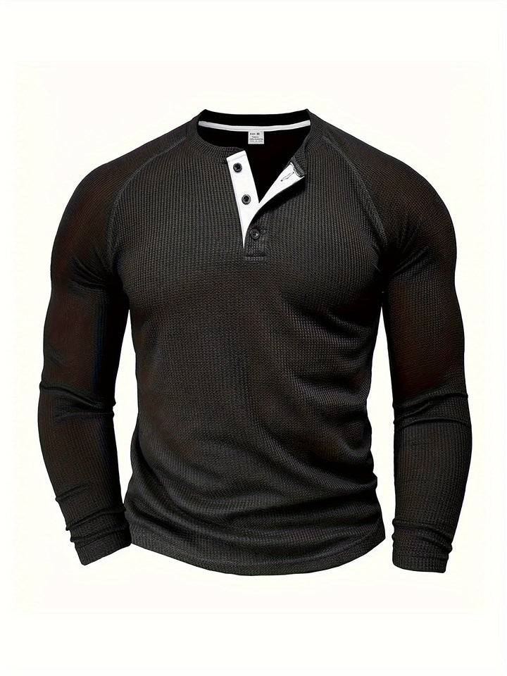 Men's Crew Neck Knit Shirt