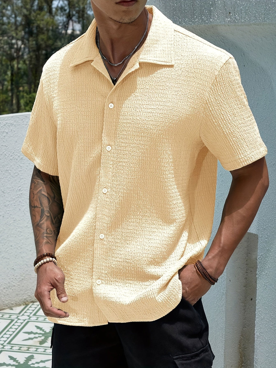 Men's Button Front Shirt