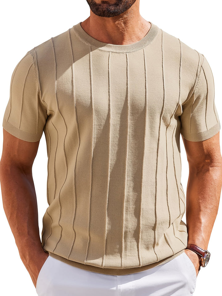 Men's Rib-Knit T-Shirt