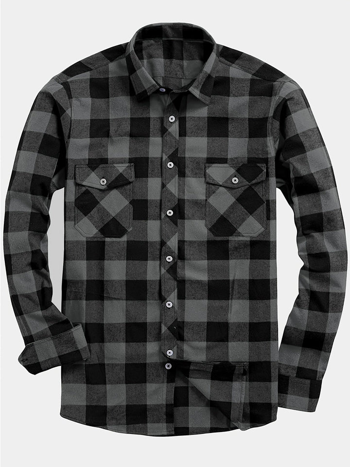 Men's Plaid Flannel Shirt