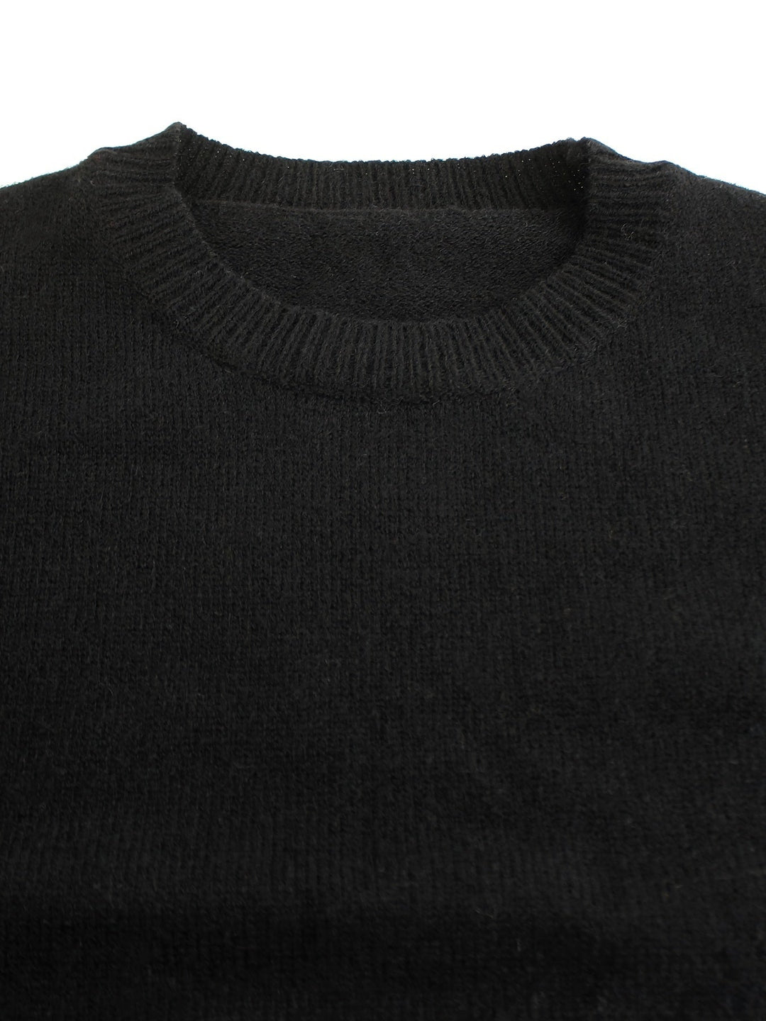 Lydia | Striped-Cuff Ribbed Sweater