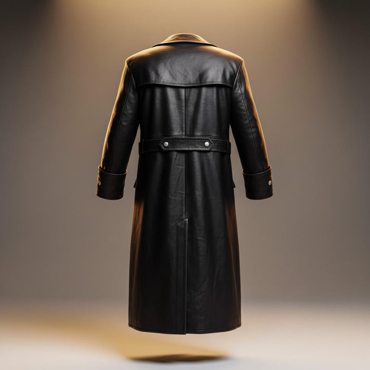 Otto Legacy Leather Overcoat