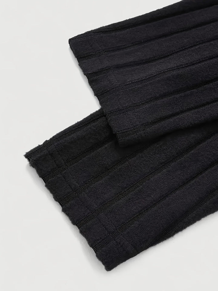 Men's Striped Rib-Knit Sweater