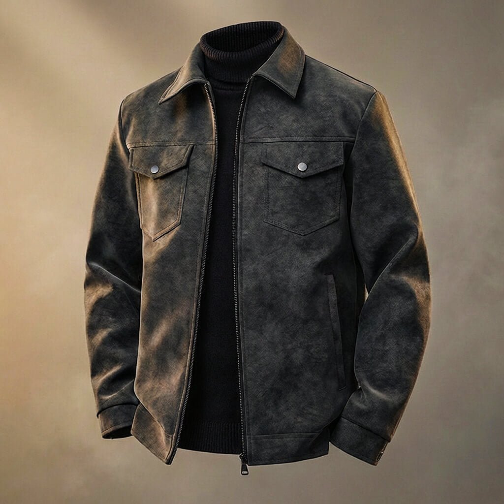 Rowan Retro Leather Jacket