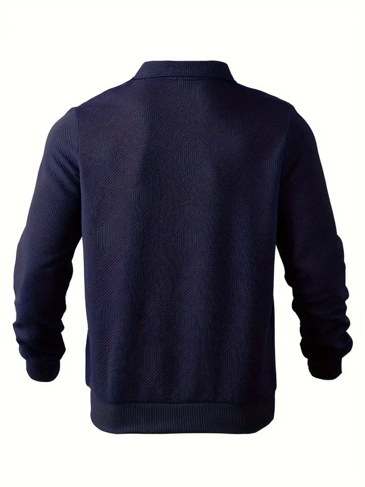 Men's Geometric Knit PUllover