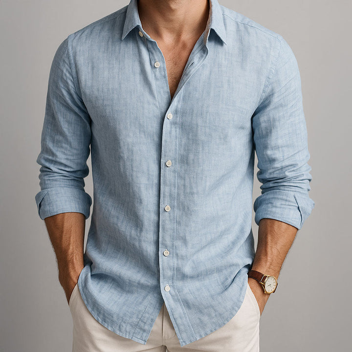 Men's Linen Blend Shirt