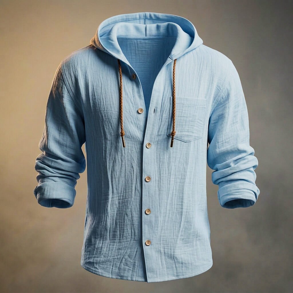 Miles Cotton Linen Hooded Jacket