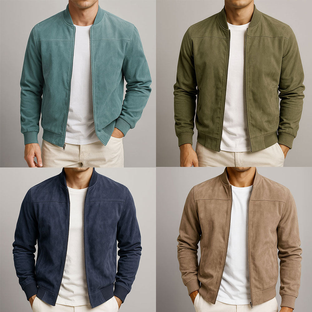 Men's Suede Effect Jacket