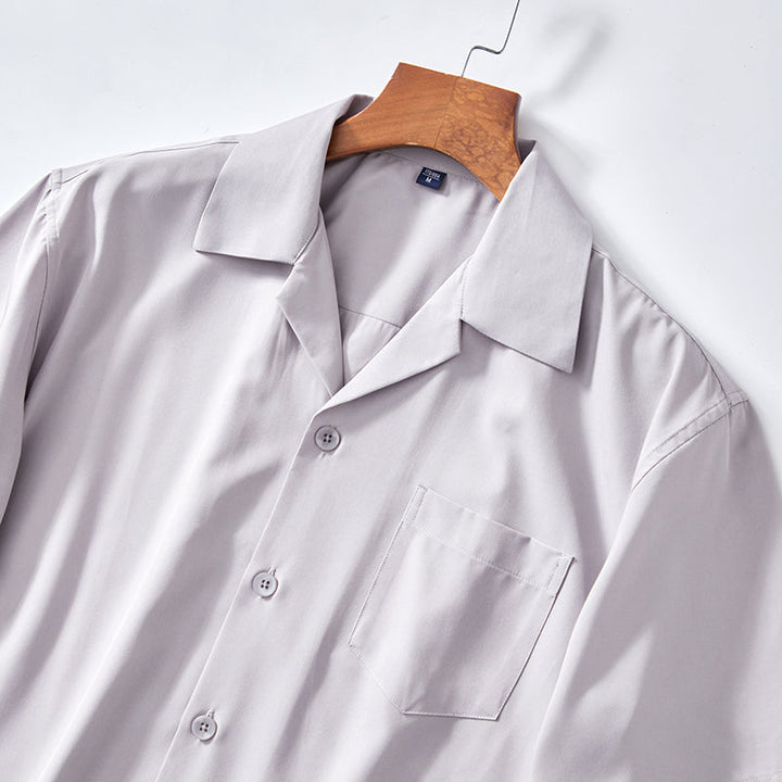Men's Cuban Collar Summer Shirt