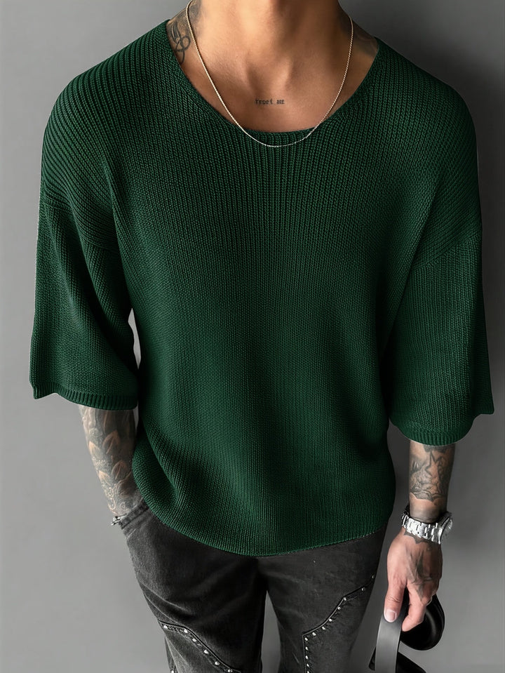 Men's Textured Knit PUllover