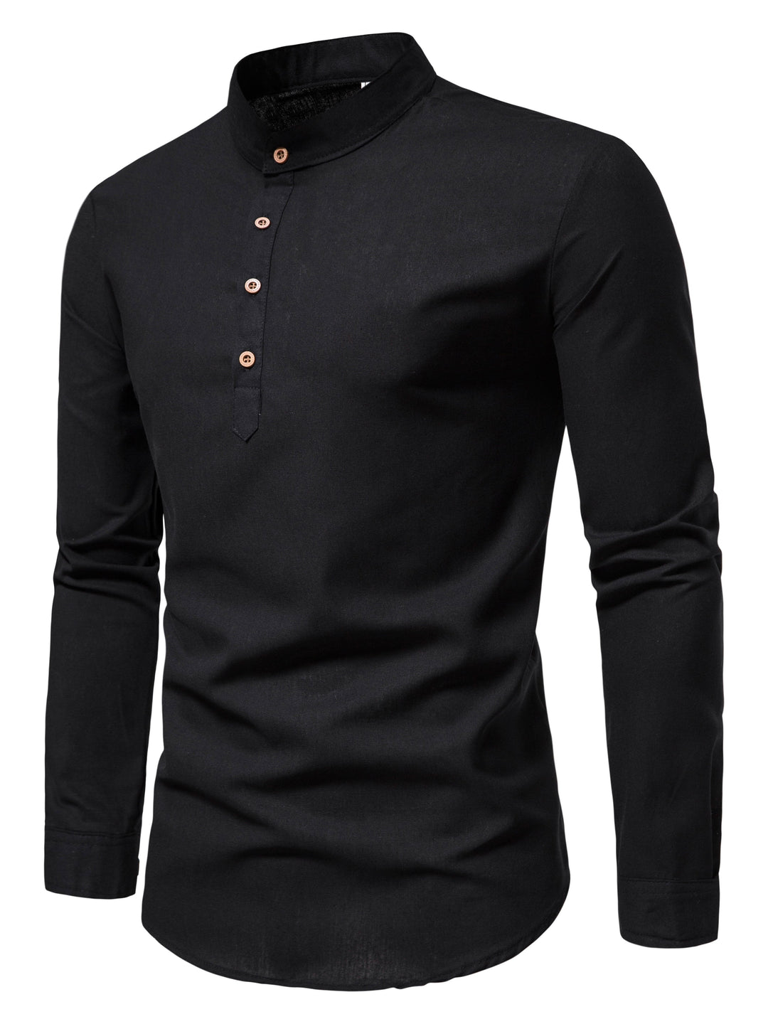 Men's Cotton Half Placket Shirt