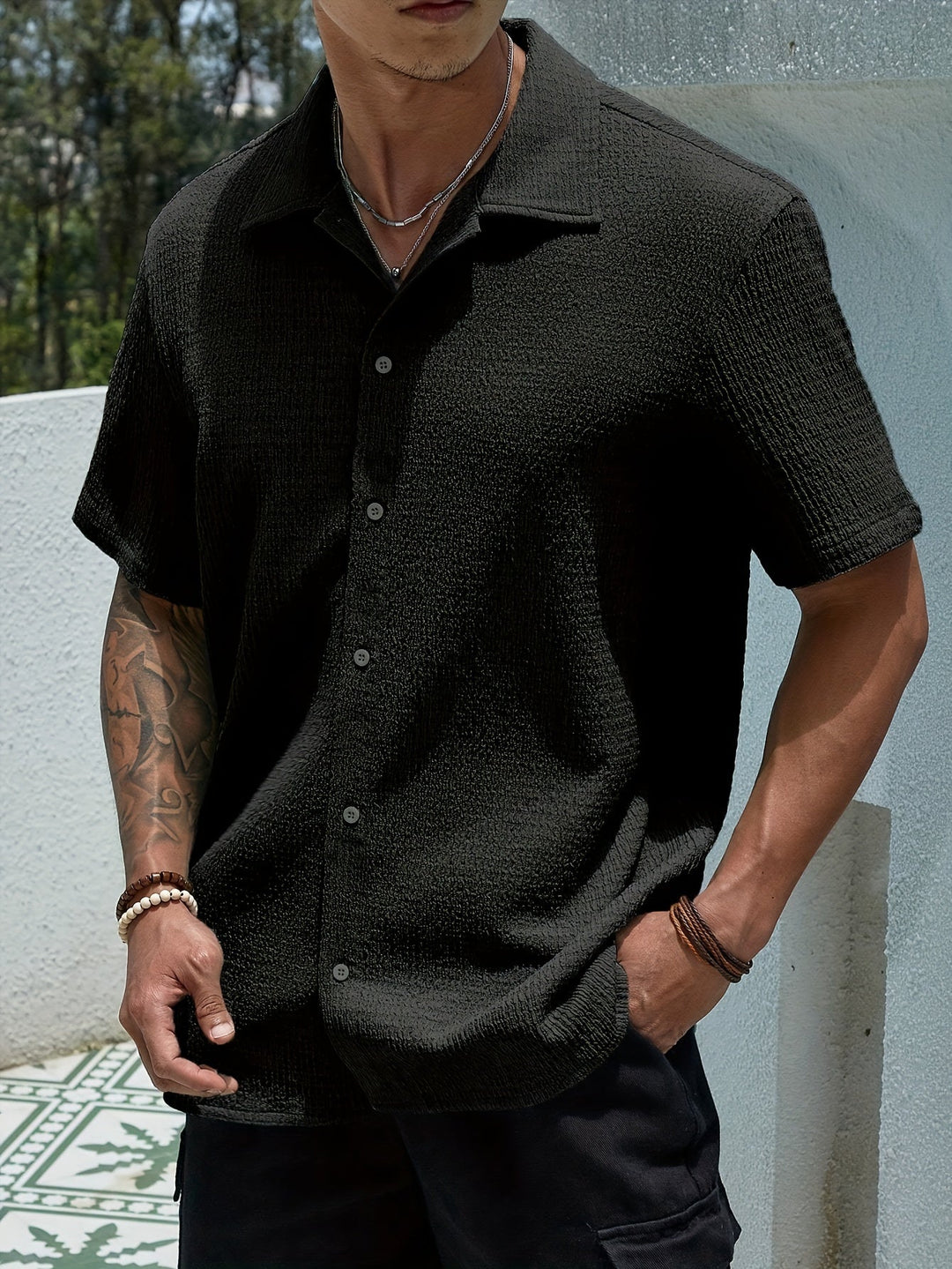 Men's Button Front Shirt