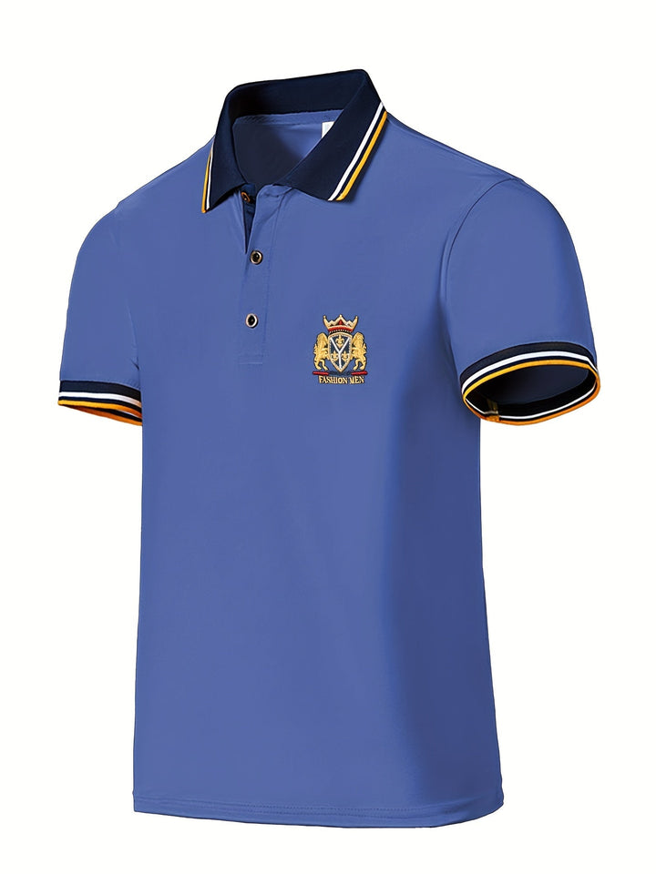 Men's Embroidered Knit Shirt