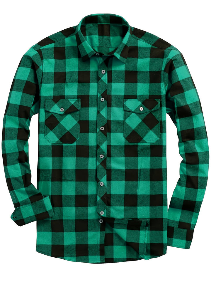 Men's Plaid Flannel Shirt
