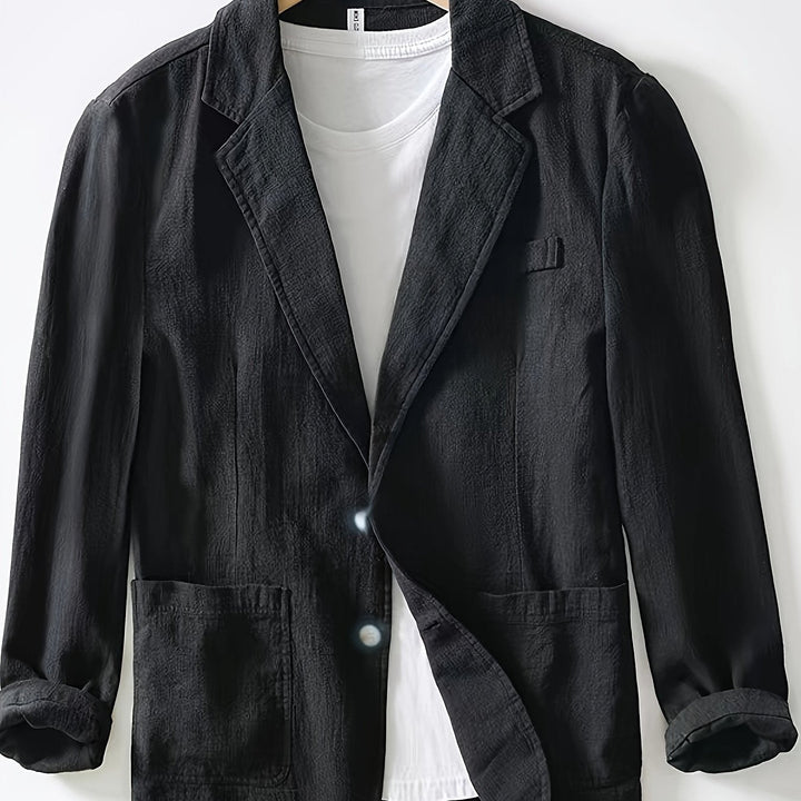 Men's Lapel Cotton Jacket