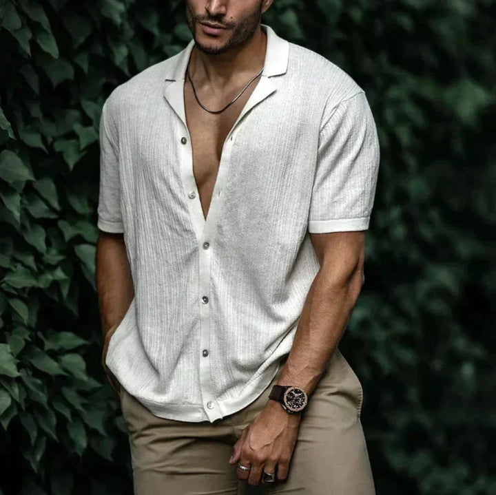 Men's Linen Knit Shirt