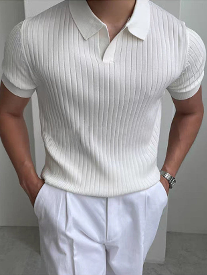 Men's Button Stand Collar Shirt