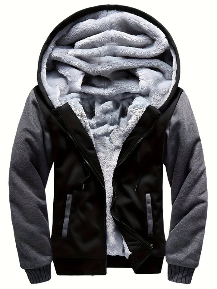 Men's Fleece Hooded Jacket