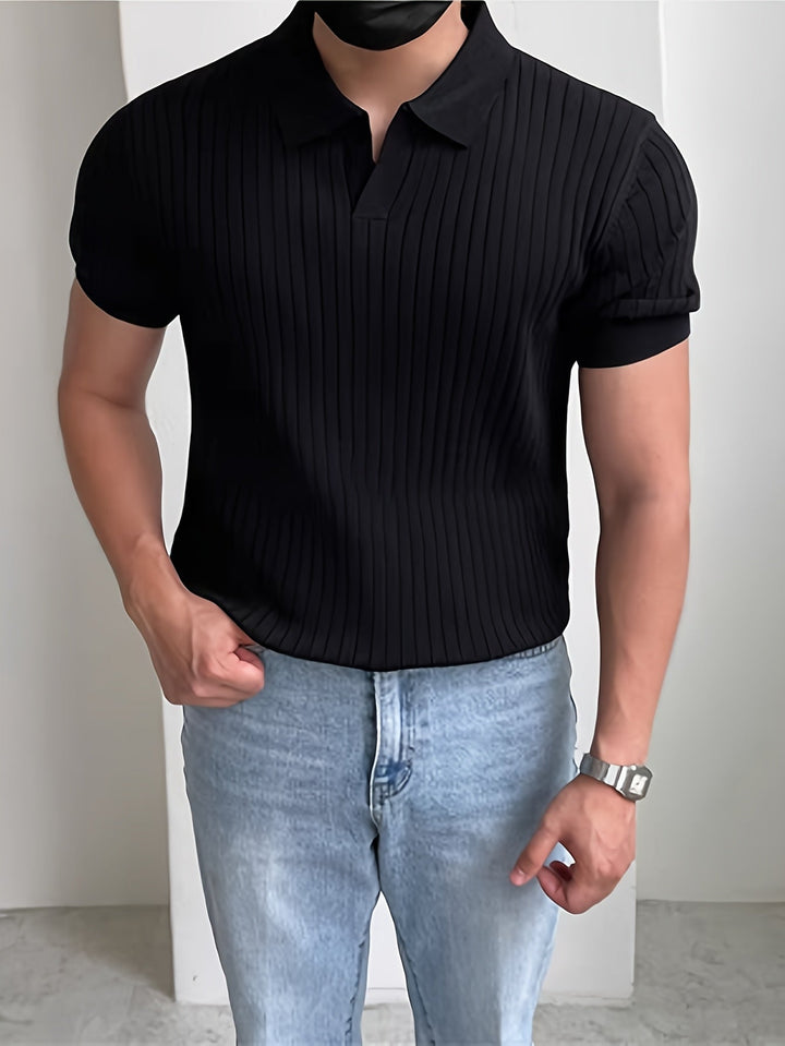 Men's Button Stand Collar Shirt