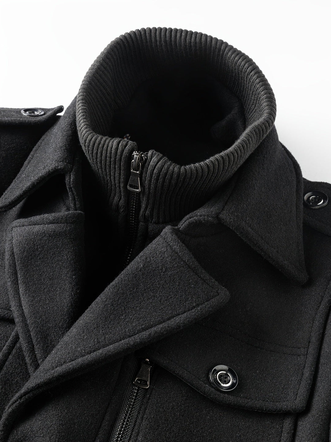 Men's Wool Blend Tweed Jacket
