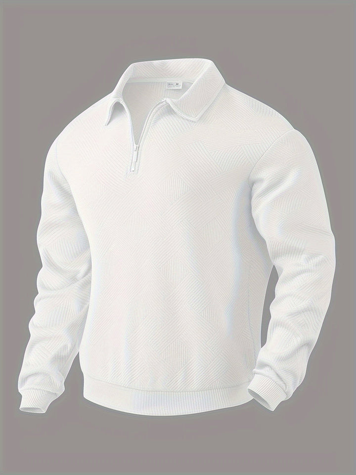 Men's Geometric Knit PUllover