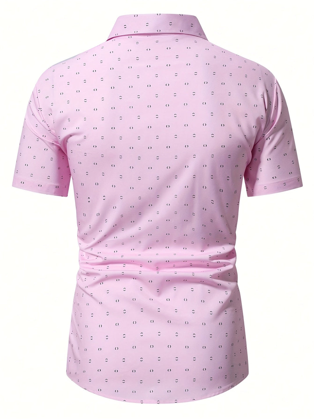 Men's Printed Button Shirt