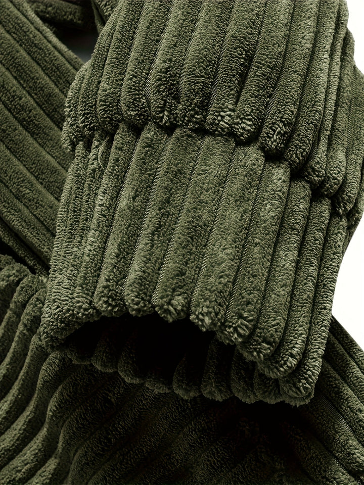 Sebastian | Ribbed Pullover Hoodie
